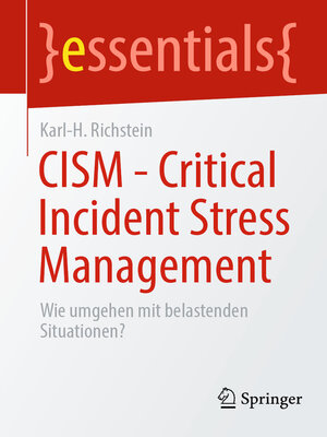 cover image of CISM: Critical Incident Stress Management